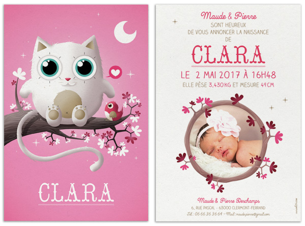 faire part fille